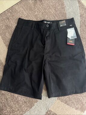 Vans Men’s Flat Front Shorts Black